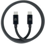 Dviced Magnetic Braided Cable USB-C to USB-C, 1, 25m - dark grey (DV120015)