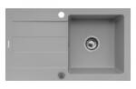Pyramis Set Chiuveta Si Baterie Pyramis Pyragranite Delos 76*44 1b1d Grey & Tap Lungo 070086902 (pyragranite Delos 76*44 1b1d Grey & Tap Lungo 070086902) Chiuveta