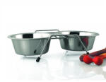 DT Suport inox cu 2 castroane x 1, 6 litri