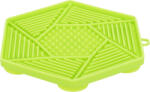 TRIXIE Farfurie Pentru Hranire Lenta, Lick n Snack, cu Ventuze, din Silicon, 17 cm, Verde, 34980