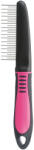 TRIXIE Pieptene Descalcitor Cu Dinti Alternanti, 22 cm, Roz Negru, 23121