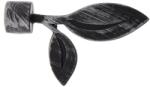  Set Capăt Decorativ Galerie Bahia Fi20 - Negru/Argintiu Compoziție Fier Forjat (7117096)