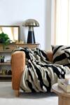 MoftX Patura Fauves 130x160cm, Culoare Greige, 100% Poliester (P2D939002) Patura
