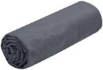 MoftX Cearsaf Cu Elastic Eden 160x200cm, Culoare Gri Inchis, 100% Bumbac Oeko Tex (DH3C277004)