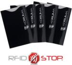 Koruma Suport pentru carduri de proximitate - Koruma (vertical, negru, logo argintiu) set de 5 bucăți (KUK-70VBLS5)