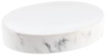  Săpuniera Ceramică Design Marmură - Alb / Gri (6482602)