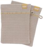  Set 2 X Mănuși 15X21Cm 100% Bumbac Model Fagure - Greige | Mănuși Baie (7051165)
