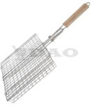 DAO Shop Gratar de peste DAO, 32x26x6 cm, maner 32cm, antiaderent, maner lemn (gratar .peste.32x26x6)