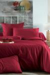 MoftX Cearsaf De Pilota Elysee Pat Dublu 240x220cm, Culoare Rosu, 100% Bumbac Oeko Tex (HC3D385001)