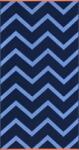 Cawö Prosop Beach Wave 90 x 180 cm albastru (5579 90/180 11) Prosop