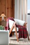 MoftX Patura Willis 140x200cm, Culoare Rosu, 100% Poliester (P3D964001) Patura