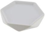  Săpuniera Ceramică Design Diamant - Alba (6480100)