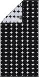 Cawö Prosop Black&White Bubbles 50 x 100 cm (6279 50/100 96) Prosop