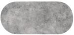 MoftX Covor De Baie Oval 45x100cm - Nature Brute - Mat Culoare Gri (7611793) Covor baie