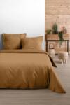 MoftX Cearsaf De Pilota Eden Pat Dublu King Size 260x240cm, Culoare Mustar, 100% Bumbac Oeko Tex (HC4C277006)