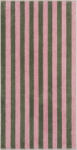 Cawö Prosop Bold Streifen 50 x 100 cm, oliv-roz (6277 50/100 42) Prosop