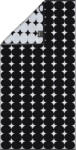 Cawö Prosop Black&White Bubbles 80 x 150 cm (6279 80/150 96) Prosop