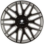 Versaco Capace De Roți Auto Versaco Dakar Negru Argintiu Șuruburi Negre 14" Siglă 3D Metalică Suzuki 4 Bucăți (282765)