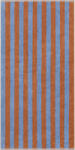 Cawö Prosop Bold Streifen 50 x 100 cm, albastru-portocaliu (6277 50/100 13) Prosop