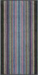 Cawö Prosop Remake cu dungi 70 x 140 cm antracit (2022 70/140 18) Prosop