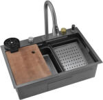 Kevmil SER 680 x 460 mm mosogatótálca szett, antracit (SERANT680460)