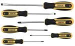 Strend Pro Csavarhúzókészlet, Strend Pro SD0639, fekete/sárga, 6 db, mágneses, lapos: 3 db, PH0: 1 db, PH1: 1 db, PH2: 1 db, króm-vanádium acél szár, műanyag markolat (TC2250017)