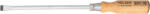 Bahco Csavarhúzó, Bahco 9710-14-250, natúr, szárhossz: 250 mm, átmérő: 14 mm, lapos, króm-vanádium acél szár, fa markolat (TC225727)