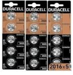 DURACELL CR2016 baterie buton litiu, 3V, 5 bucăți (blister) (DUR-BL-CR2016-5PK) Incarcator baterii