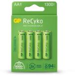 GP ReCyko R6 akkumulátor, AA, 1300 mAh, NiMH, 4 darab (bliszter) (GP-BR-130AAHC-EB4)
