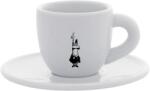 Bialetti Ceasca Espresso Bialetti Moka Cup 80ML cu Farfurioara Portelan Alb (Y0TZ097) Pahar
