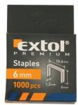 Extol Premium tűzőgépkapocs 6 mm, 1000 db (8852201) (8852201)