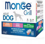 Monge Dog Grill Multibox Adult lazac - sertés - bárány/zöldség 12x100g