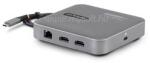 StarTech USB C Docking Station, Dual 4K 60Hz HDMI compatible with MacBook Pro (M1/M2/M3/M4) and Windows, USB-A/USB-C 10Gbps Hub, 100W Power Delivery, GbE, SD (102B-USBC-MULTIPORT) (102B-USBC-MULTIPORT)