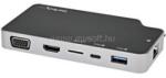 StarTech USB C Multiport Adapter - USB-C to 4K HDMI or VGA Video with 100W Power Delivery Pass-through, 2-Port 10Gbps USB Hub, MicroSD, GbE - USB 3.1 Type-C Mini/Travel Dock (CDP2HVGUASPD) (CDP2HVGUASPD)