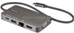 StarTech USB-C Multiport Adapter - USB-C to 4K 30Hz HDMI or 1080p VGA - USB Type-C Mini Dock w/ 100W Power Delivery Passthrough, 3-Port USB Hub 5Gbps, GbE (DKT30CHVPD2) (DKT30CHVPD2)