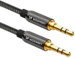 Wozinsky univerzális mini jack kábel 2x AUX kábel 3 m fekete - smartdiszkont