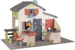 Smoby Căsuță Prietenilor cu atelier de lucru pe podea Friends House Life Smoby extensibilă cu filtru UV (SM810300-AP) Casuta pentru copii