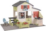 Smoby Căsuță Prietenilor cu loc de stat pe pardosea Friends House Life Smoby extensibilă cu filtru UV (SM810300-AR) Casuta pentru copii