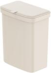 EKO szerves hulladékgyűjtő, Puro II Food Waste Caddy, 9 literes, komposztra alkalmas, szekrényajtóra vagy falra rögzíthető, könnyen üríthető, keret a zsák rögzítésére, műanyag, fehér (600809)