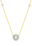 Beneto Colier din argint placat cu aur AGS1135 / 47-GOLD