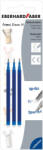 Eberhard Faber Set 3 buc x Mina roller erasable Eberhard Faber, 0.7 mm, Albastra (EF582153)