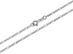 Soliter Brilio Silver Lanț de argint fin Figaro 42 cm 471 086 00168 04