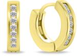 Brilio Silver Elegant cercei cercuri placate cu aur cu zirconi EA775Y