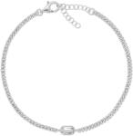 Brilio Silver Brățară elegantă din argint cu zircon BRC108W