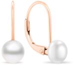 Brilio Silver Cercei delicați bronz cu perle autentice EA409R/410/411 0, 6 cm