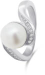 Brilio Silver Inel elegant din argint cu perlă autentică RI061W 50 mm