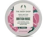 The Body Shop British Rose Body Butter unt pentru corp cu efect de nutritiv 50 ml - vivantis