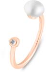 Brilio Silver Inel delicat bronz cu perla autentică RI103R 50 mm