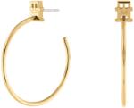 Tommy Hilfiger Cercei rotunzi, placați cu aur, la modă Monogram 2780720
