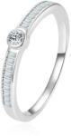 Beneto Inel atemporal din argint cu zirconi AGG303L 52 mm